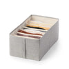 Gudee ALFIO storage box 7 sections, Linen blue