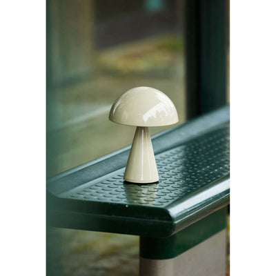 Hubsch Mush recharageable lamp, sand