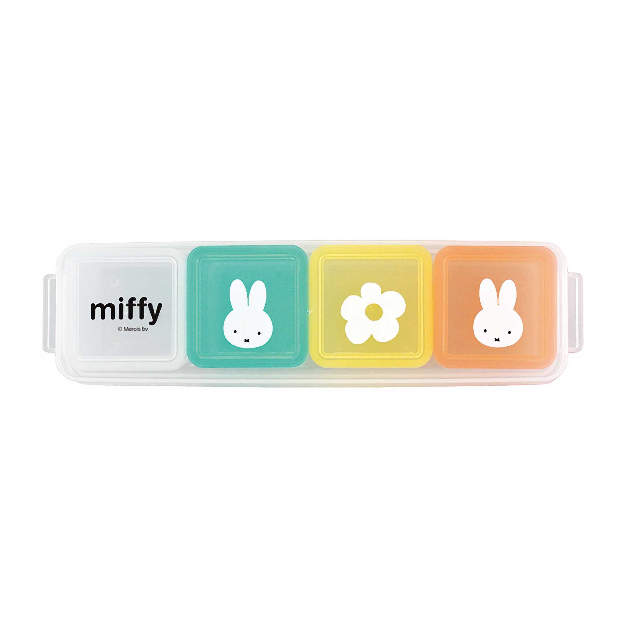 Miffy 4Cube Baby Food Container (100ml x 4)