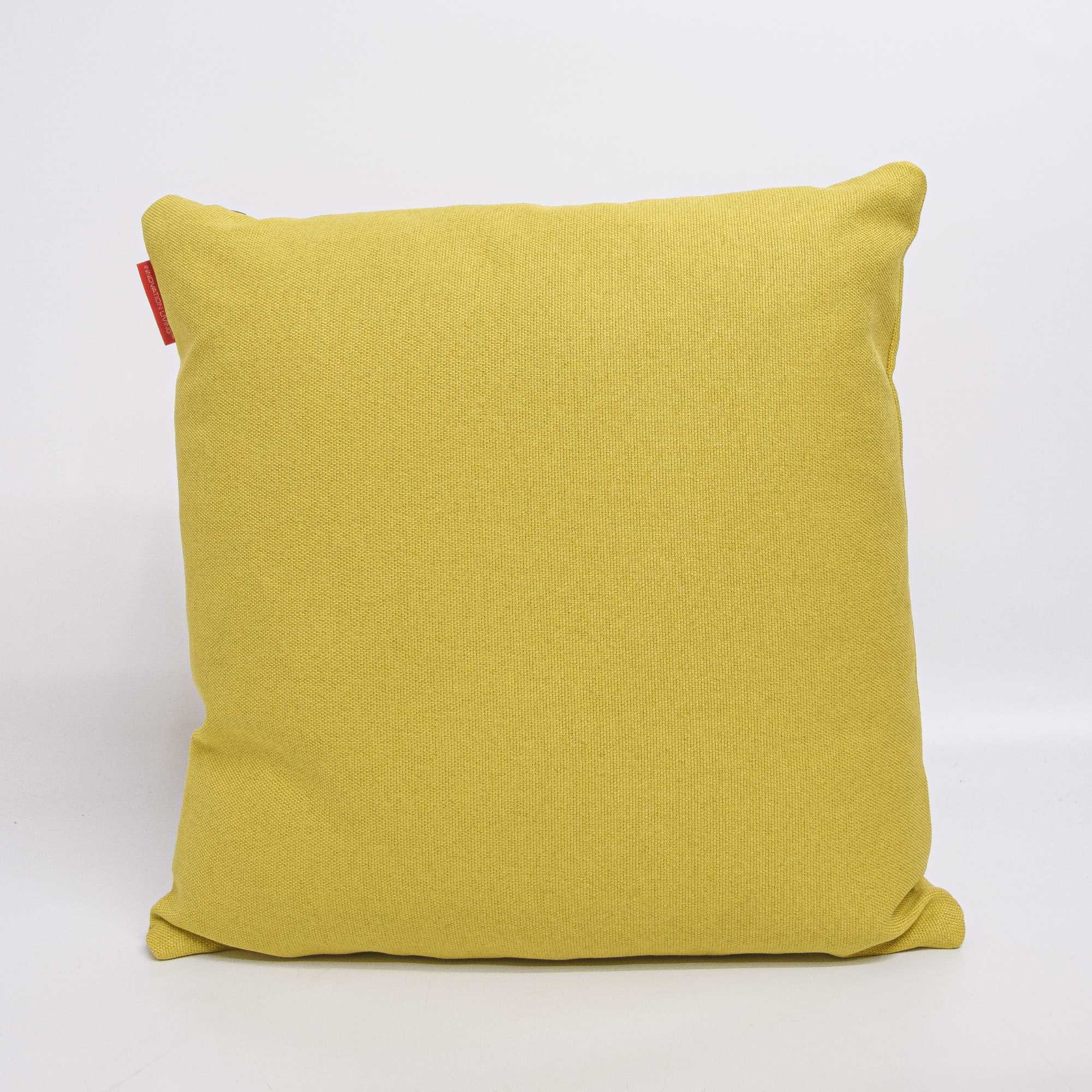 Refurbished | Innovation Living Dapper Cushion(50x50cm), 554 Soft Mustard Flower