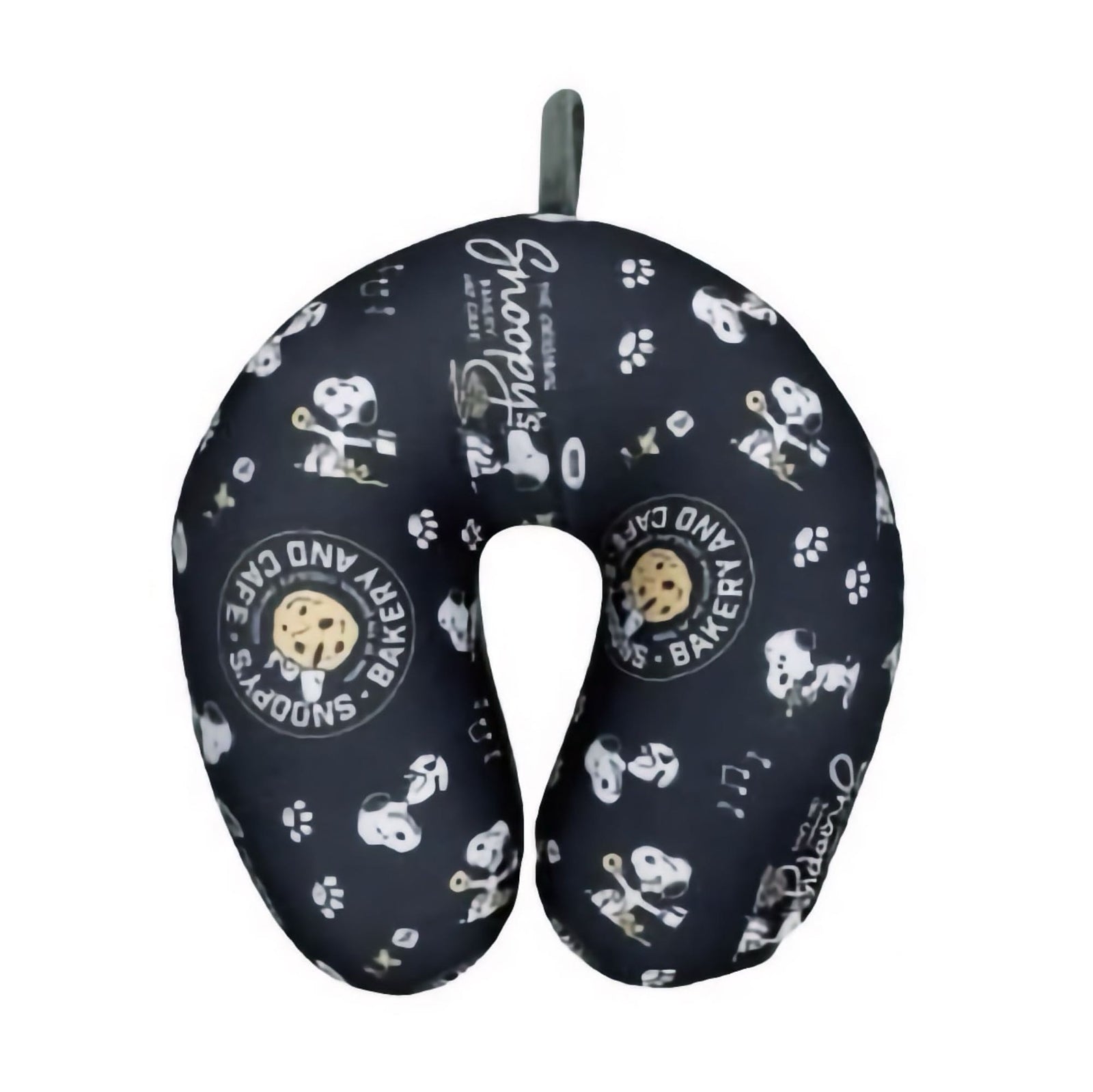 Snoopy neck pilllow, black