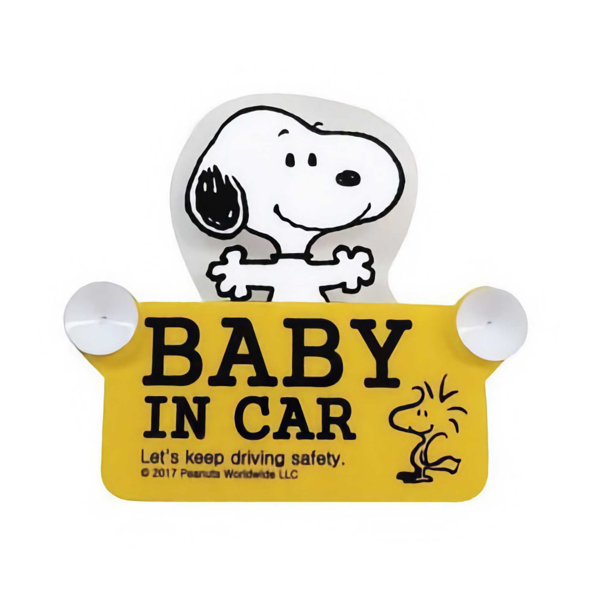 Peanuts Snoopy Wobble Car Safety Sign