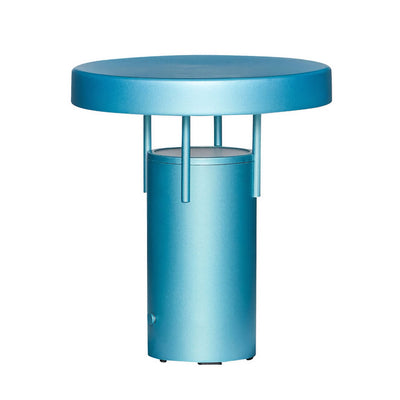 Hubsch BringMe Mini rechargeable lamp, metallic turquoise