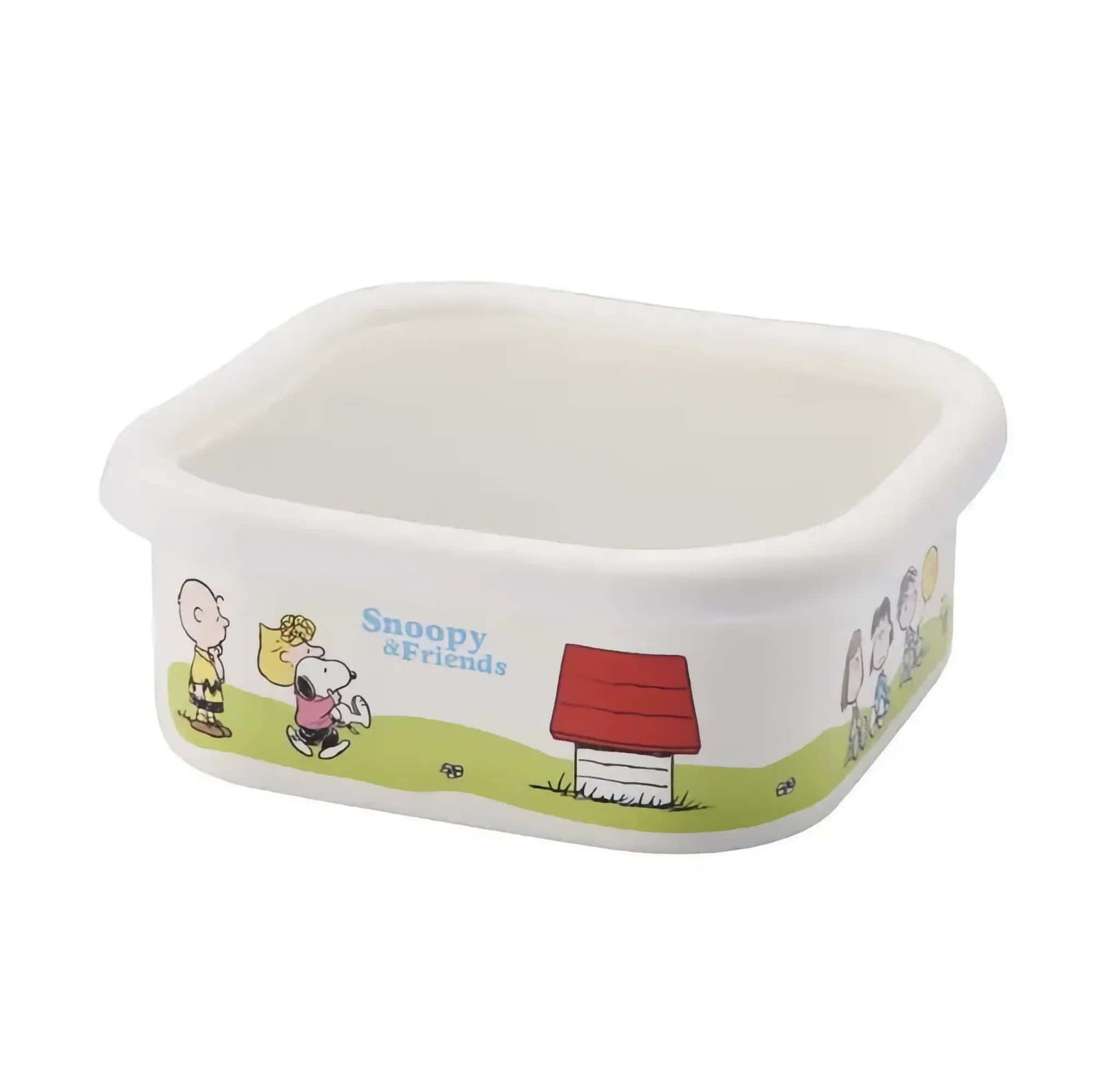 Yutaka Horo x Snoopy Greenfield series enamel square container