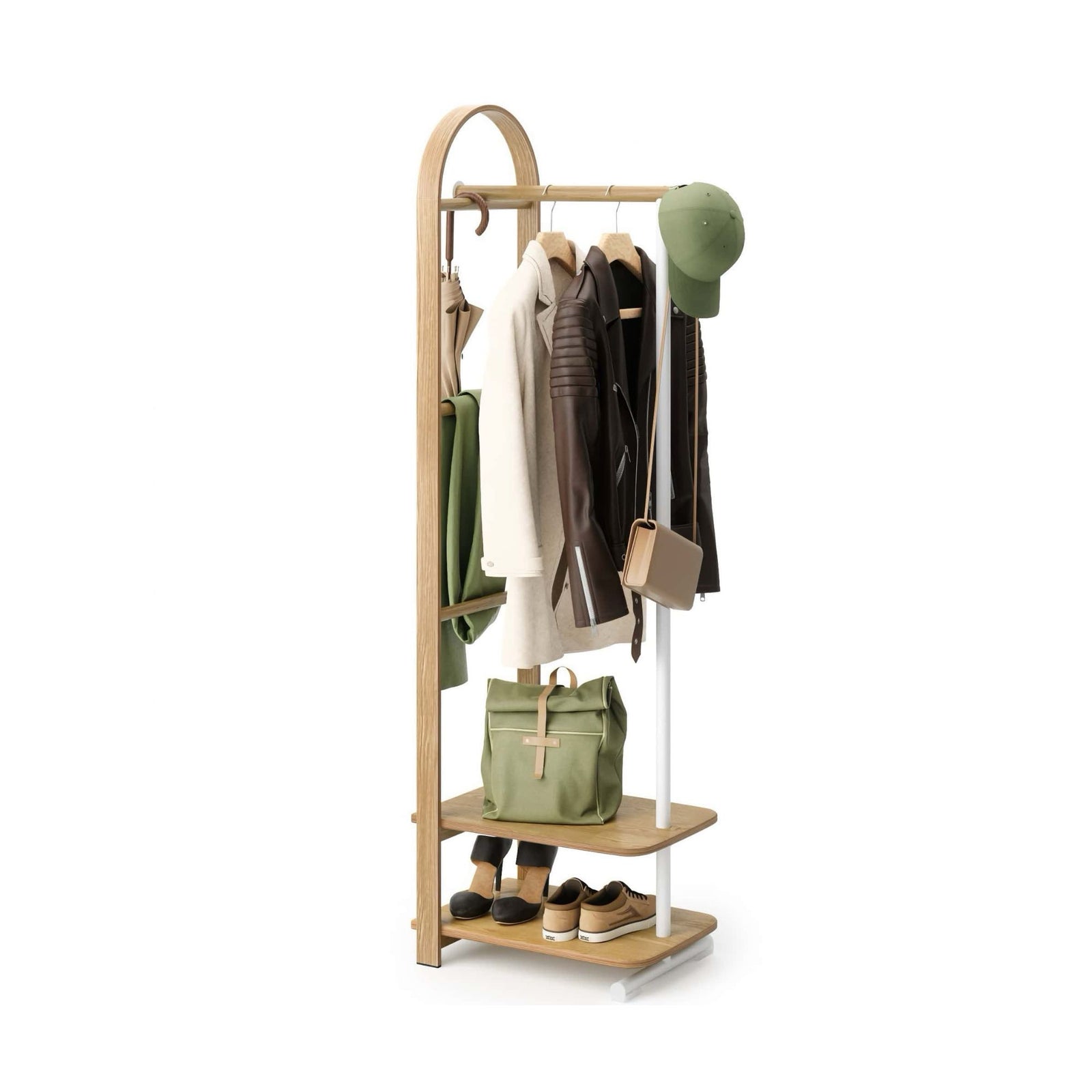 Umbra Bellwood coat rack, natural