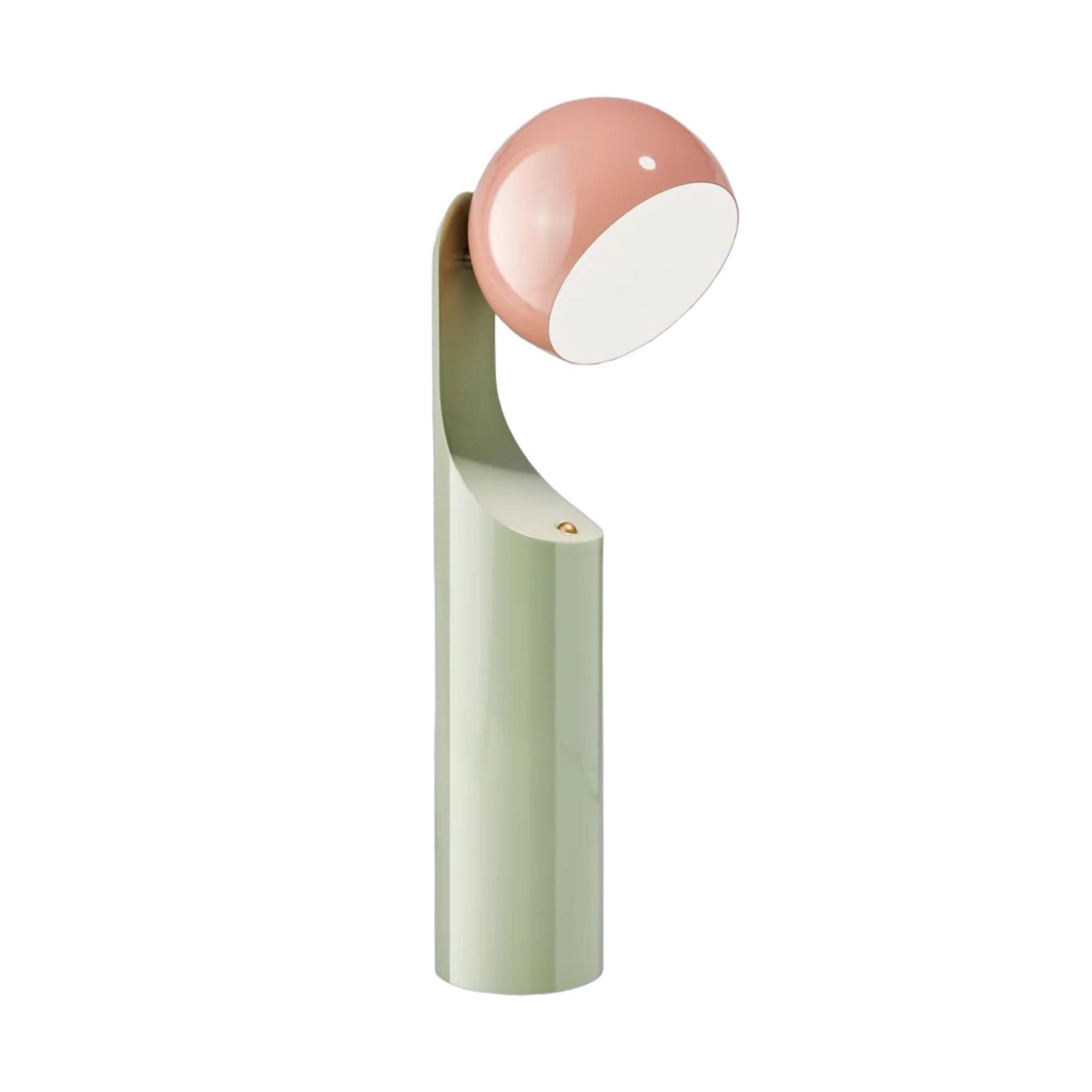 Fine Lumens Mono rechargeable lamp, pink/green