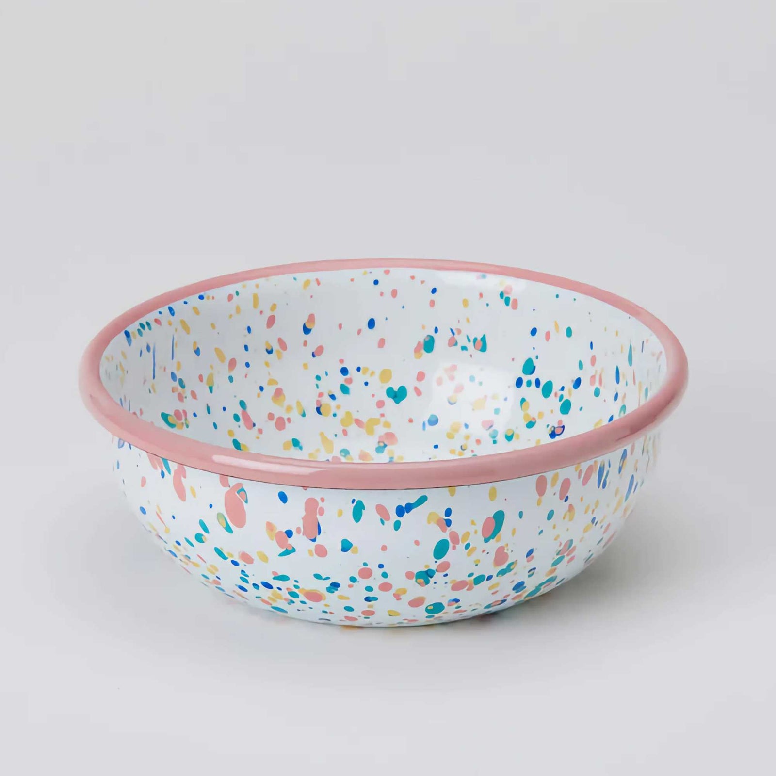 Kapka Enamel Wonder Wheel Bowl, Pink