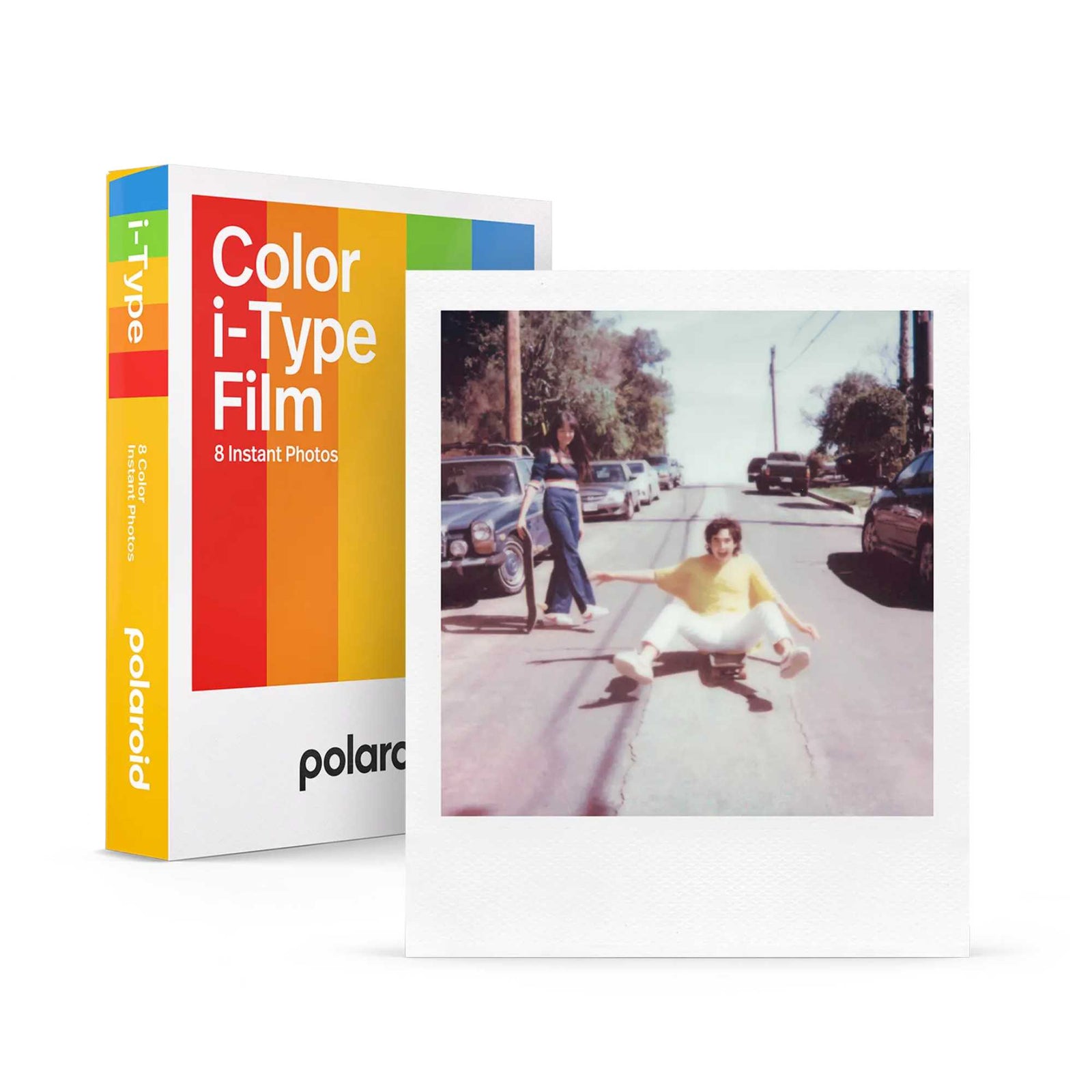 Polaroid Color i-Type Film Pack, white frame