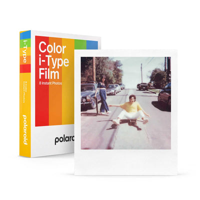 Polaroid Color i-Type Film Pack, white frame