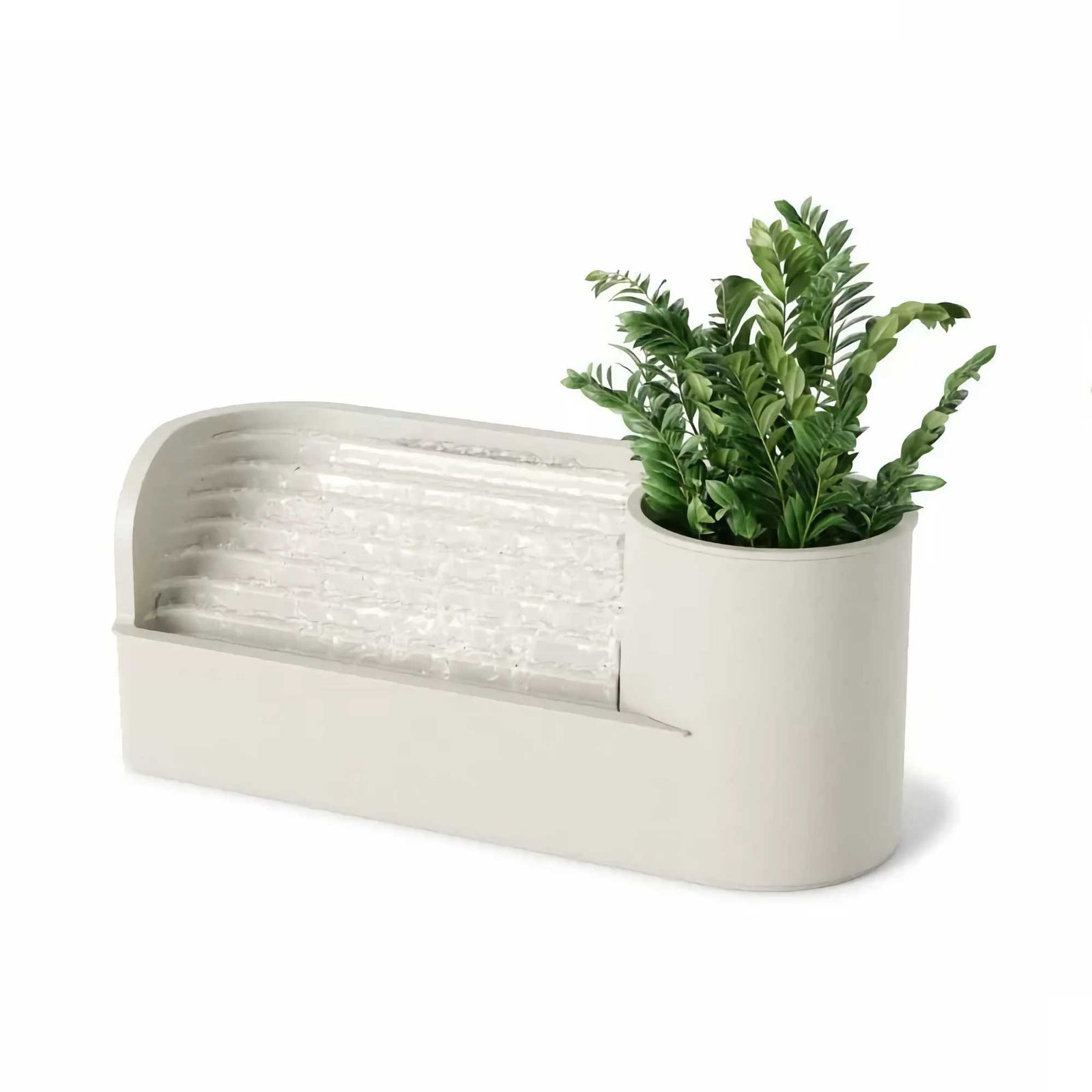 Umbra Stream tabletop water fountain, Sand