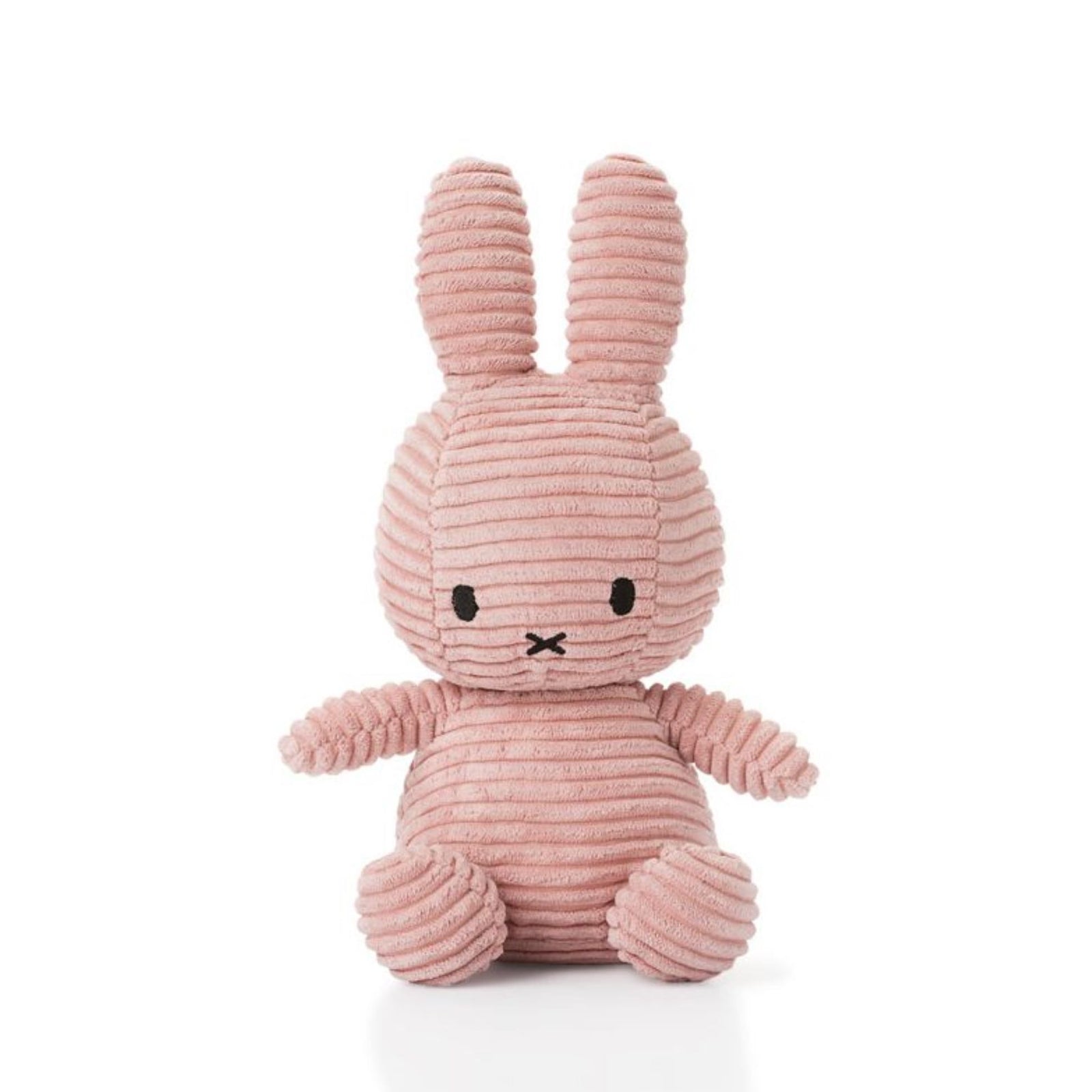Miffy ECO Corduroy Sitting plush 23cm, pink