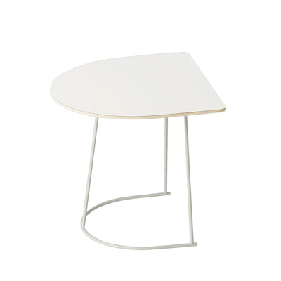Muuto Airy Half Size coffee table, off-white
