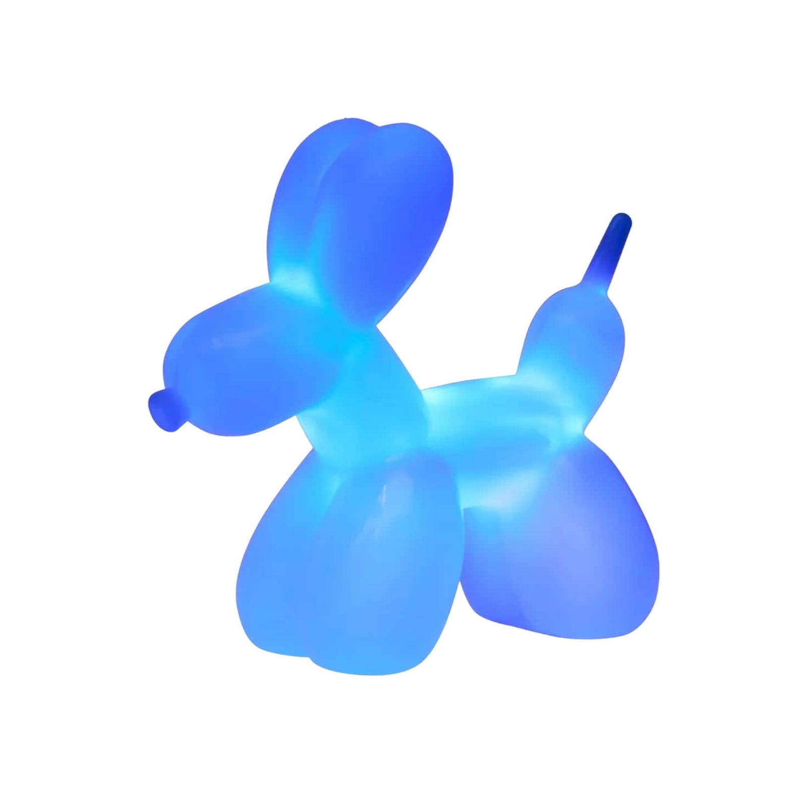 Bitten design Balloon Dog rechargeable lamp, blue