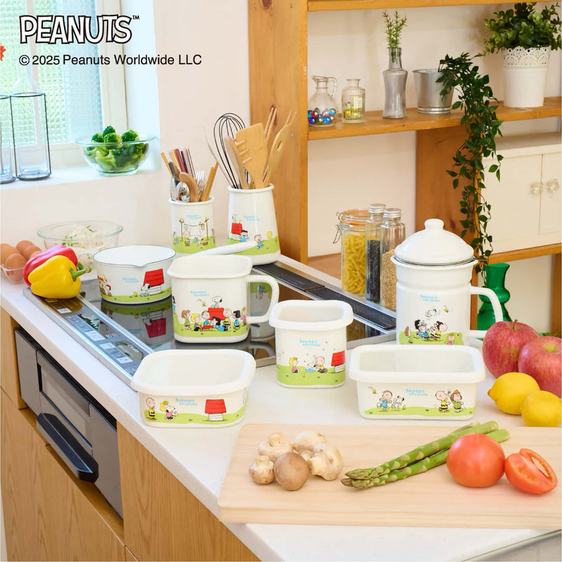 Yutaka Horo x Snoopy Greenfield series enamel mug