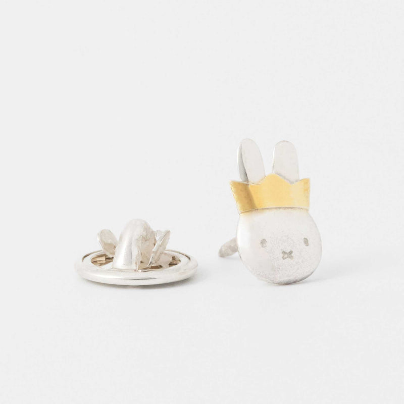 Queen Miffy Silver & Gold Pin Brooch