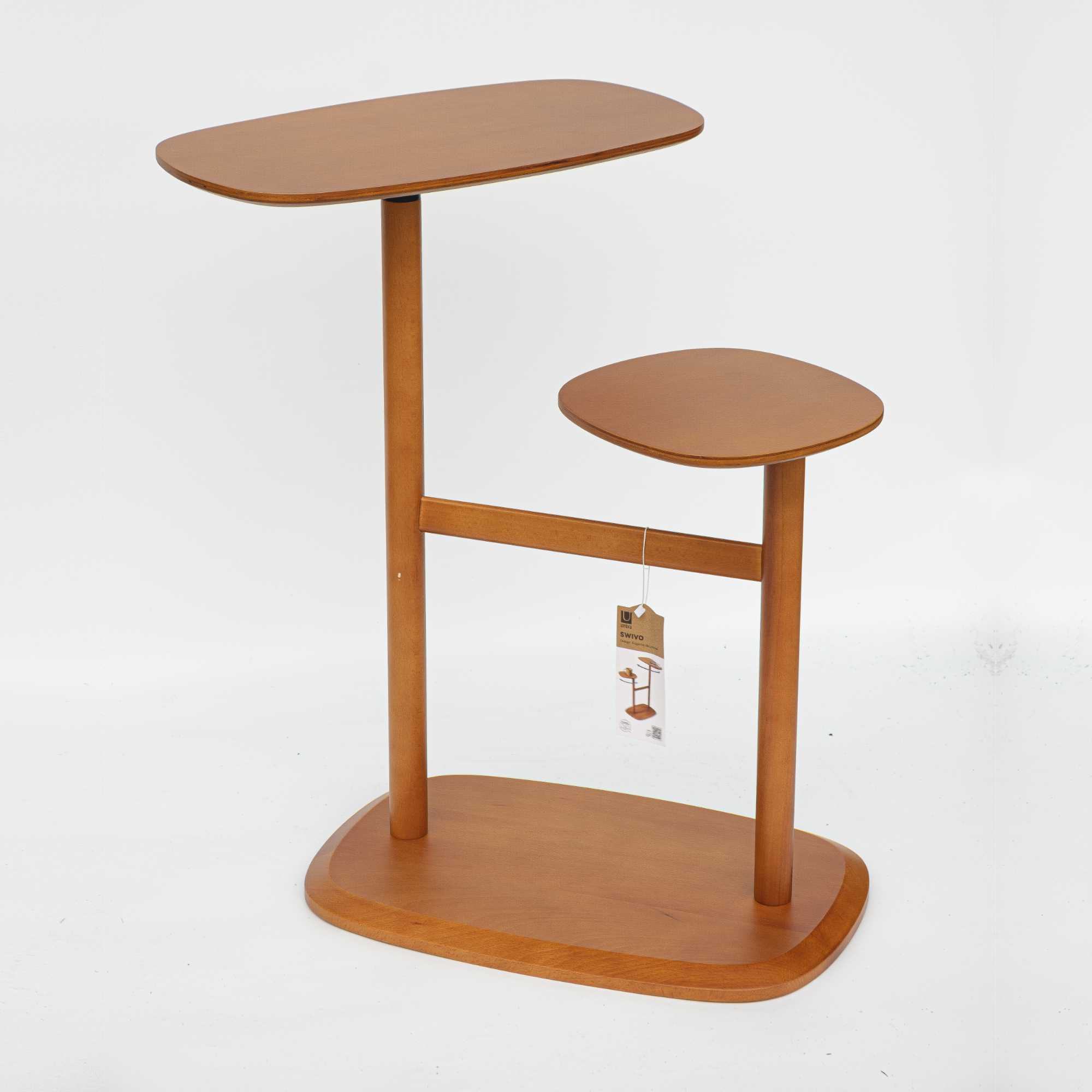 ex-display | Umbra Swivo side table, light walnut