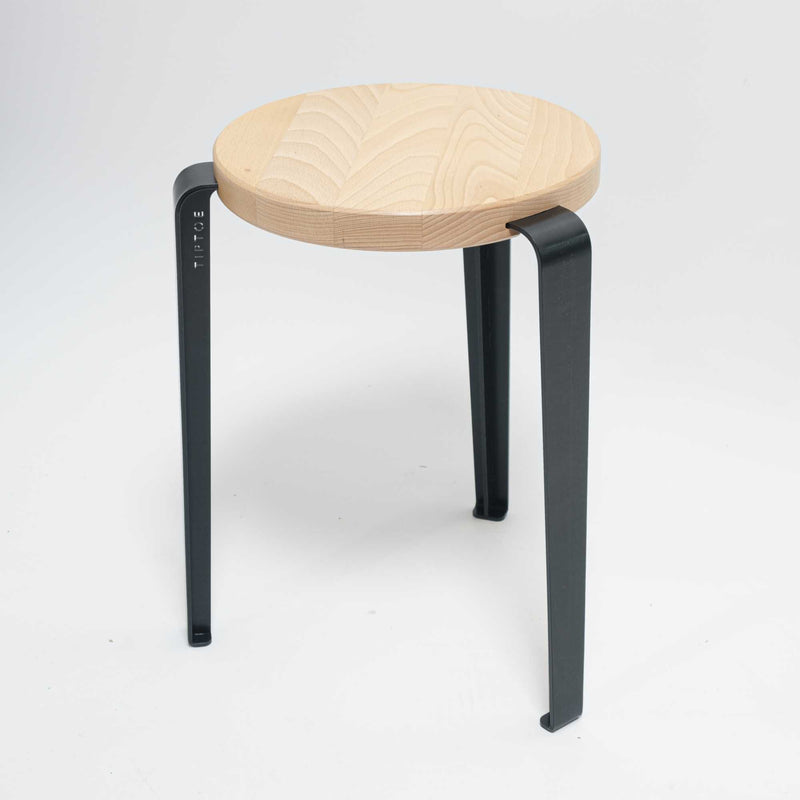 refurbished | Tiptoe LOU Stool, Black/Beech