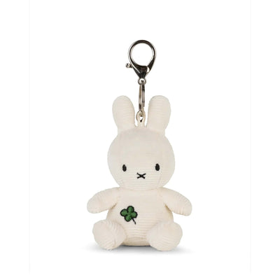 Bon Ton Toys Miffy Four Leaf Clover Keychain, Off-White