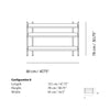 Muuto Compile shelving system, configuration 2