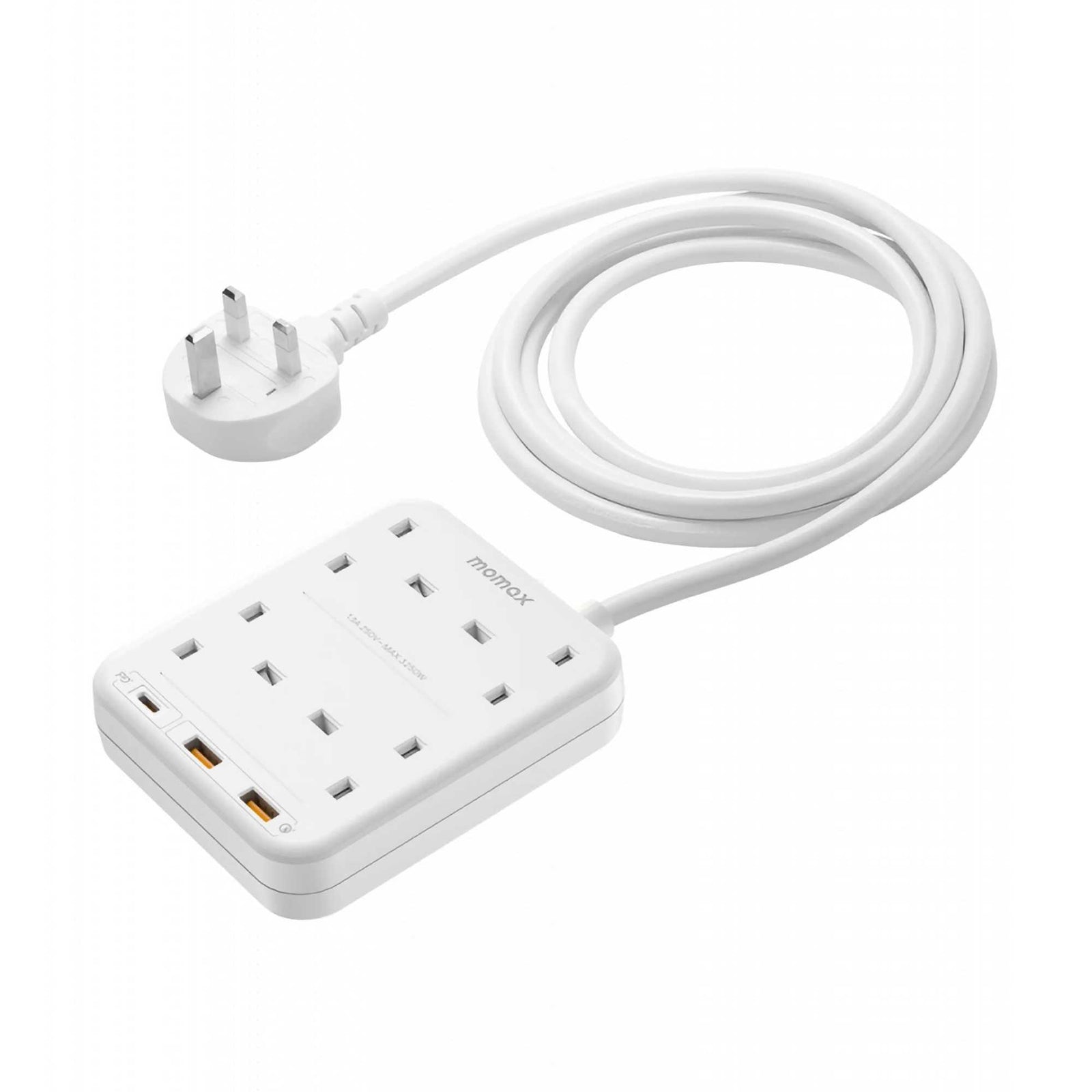 Momax ONEPLUG 6-Position Plug+1C2A 20W