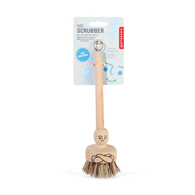 Kikkerland Mr Scrubber, beechwood