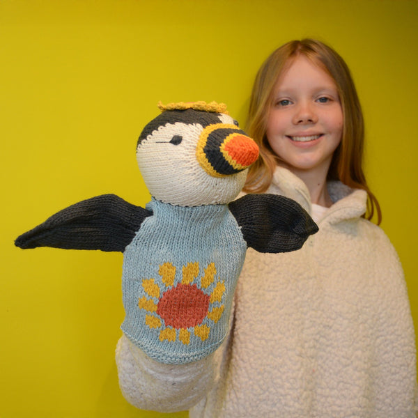 Chunkichilli hand puppet, puffin - HOMELESS.hk