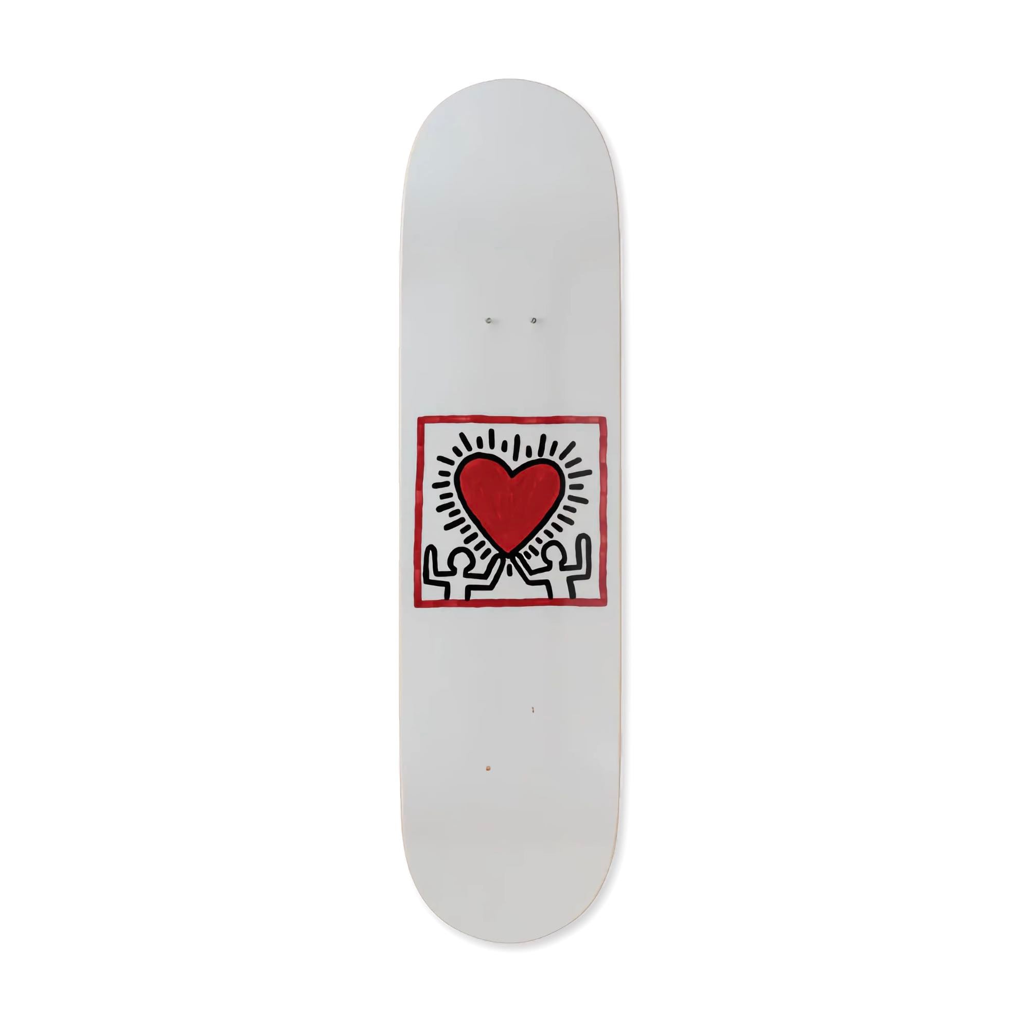 Keith Haring Skateboard, Untitled (Heart)