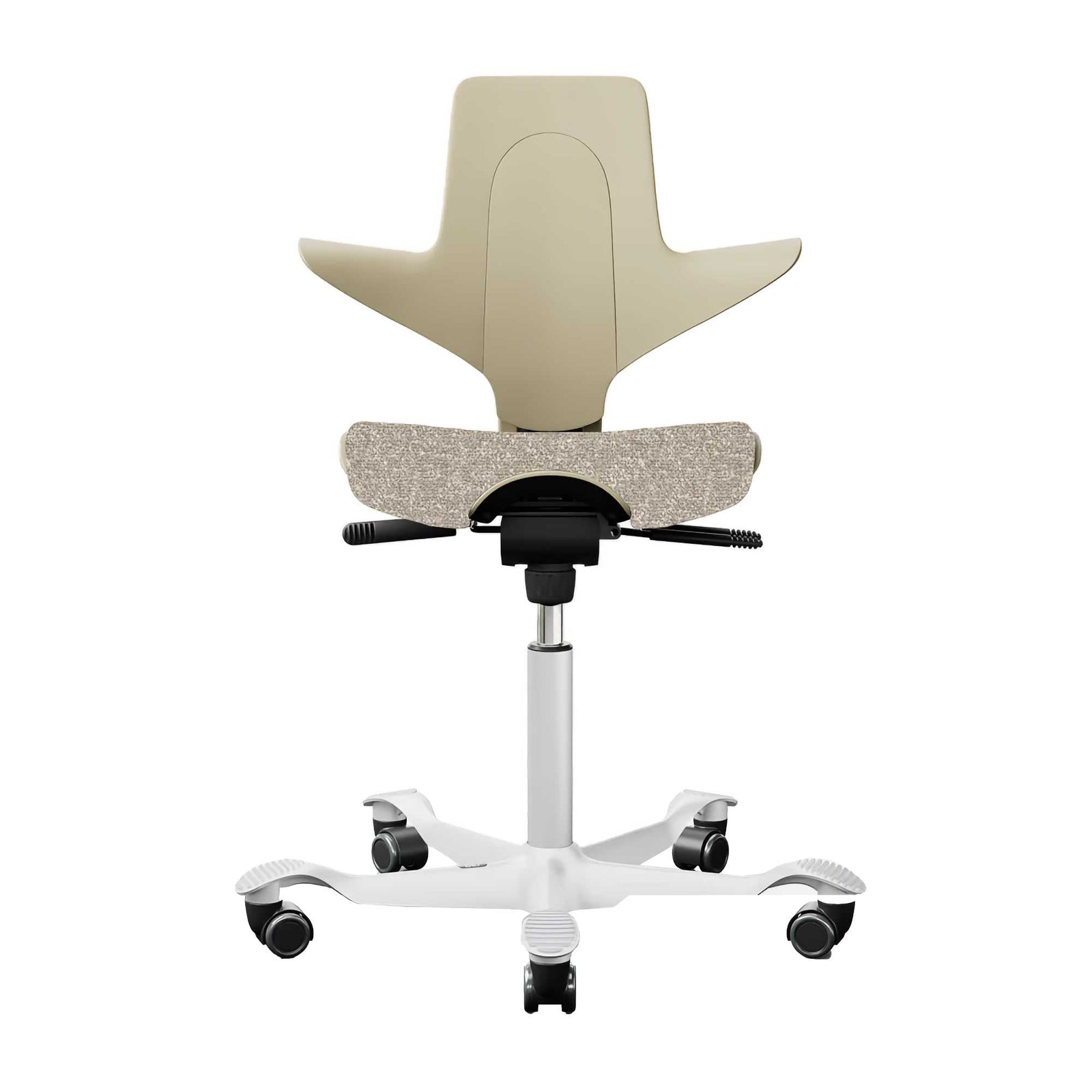 Hag Capisco Puls 8020 fabric, zero sand/white