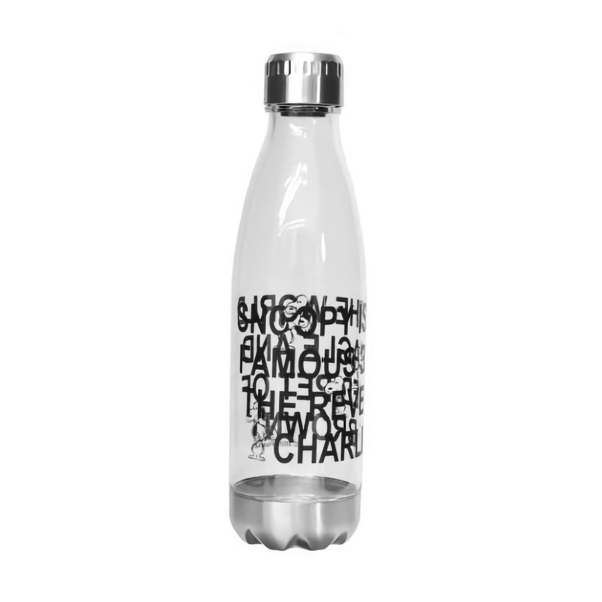 Snoopy Clear water bottle 700ml, black