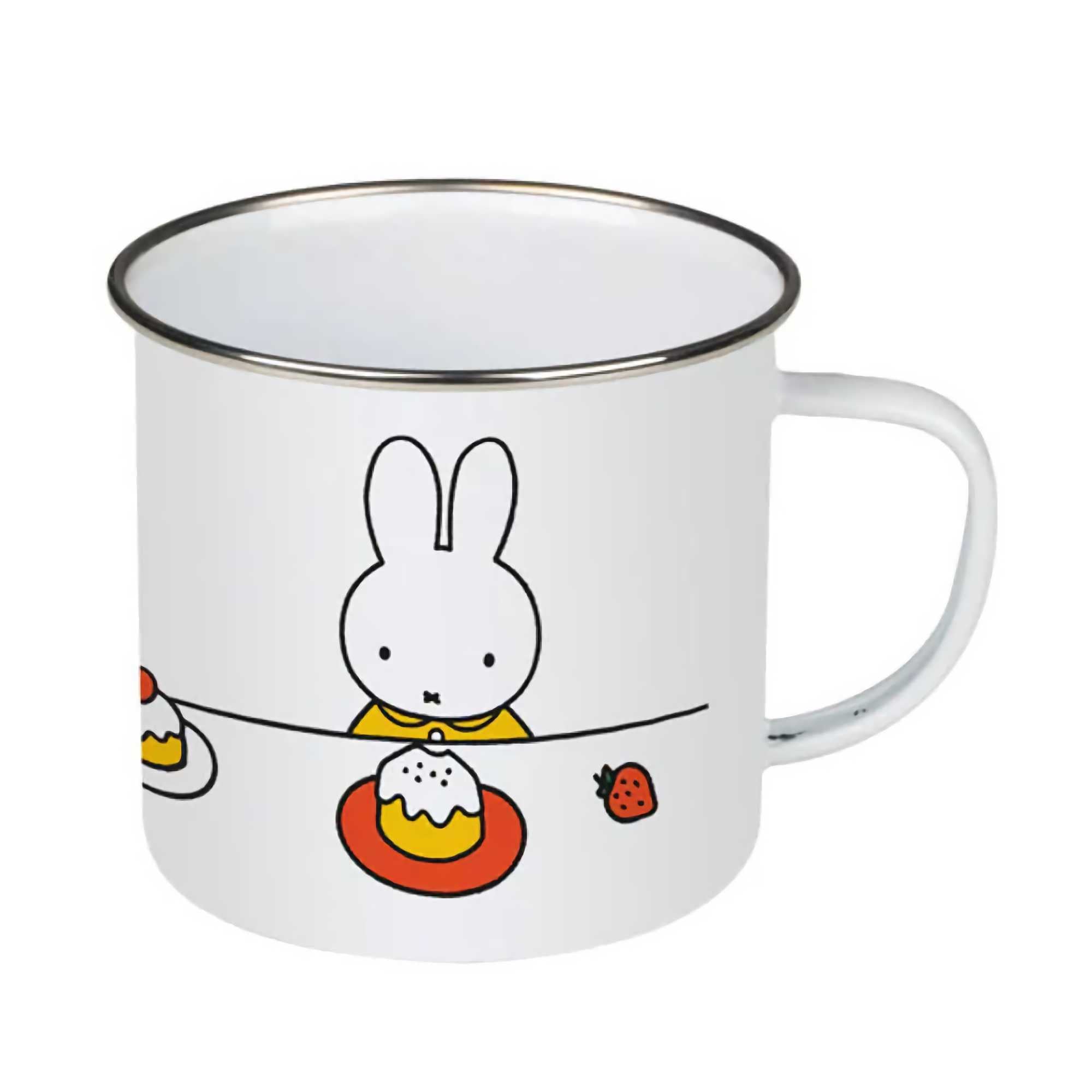 Star Editions Enamel Mug, Miffy With Her Cakes