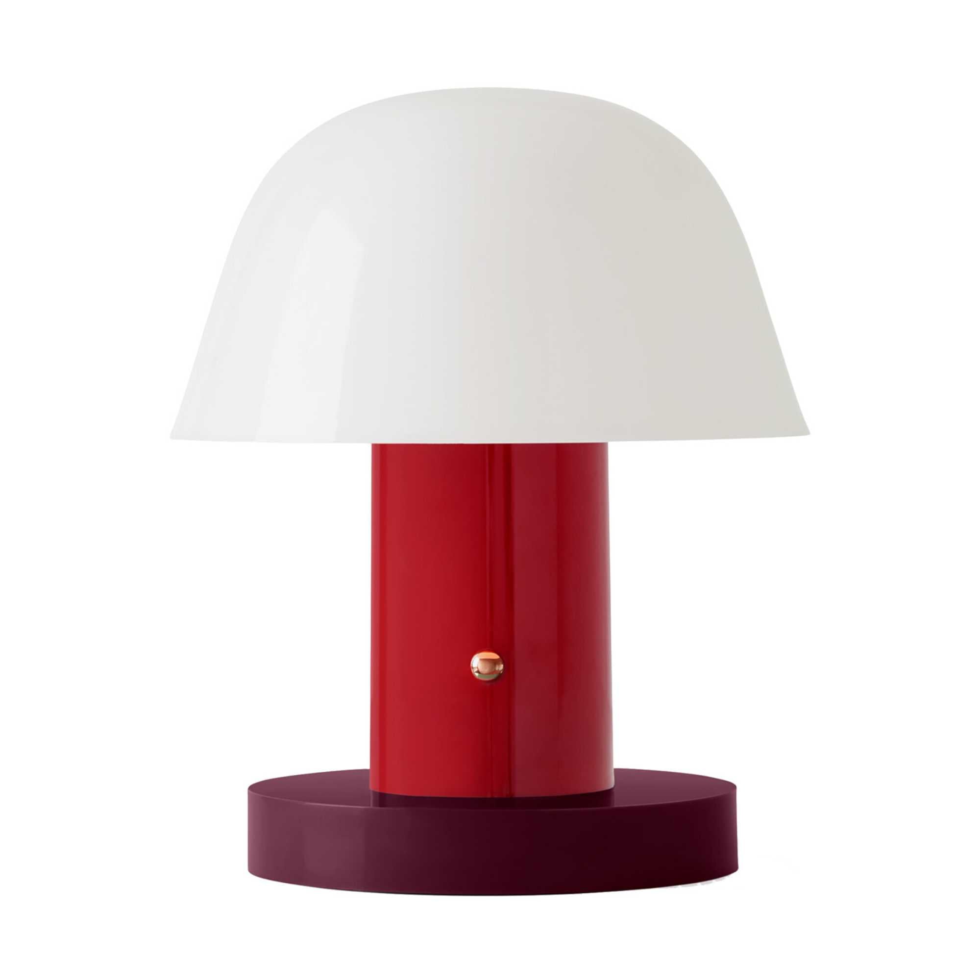 &Tradition Setago JH27 Table Lamp, Maroon Grape