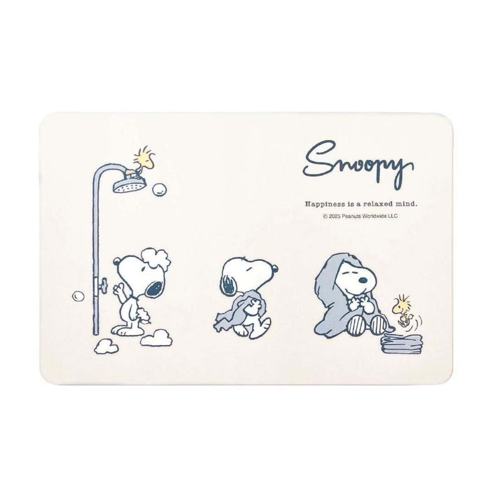Snoopy soft diatomaceous earth mat