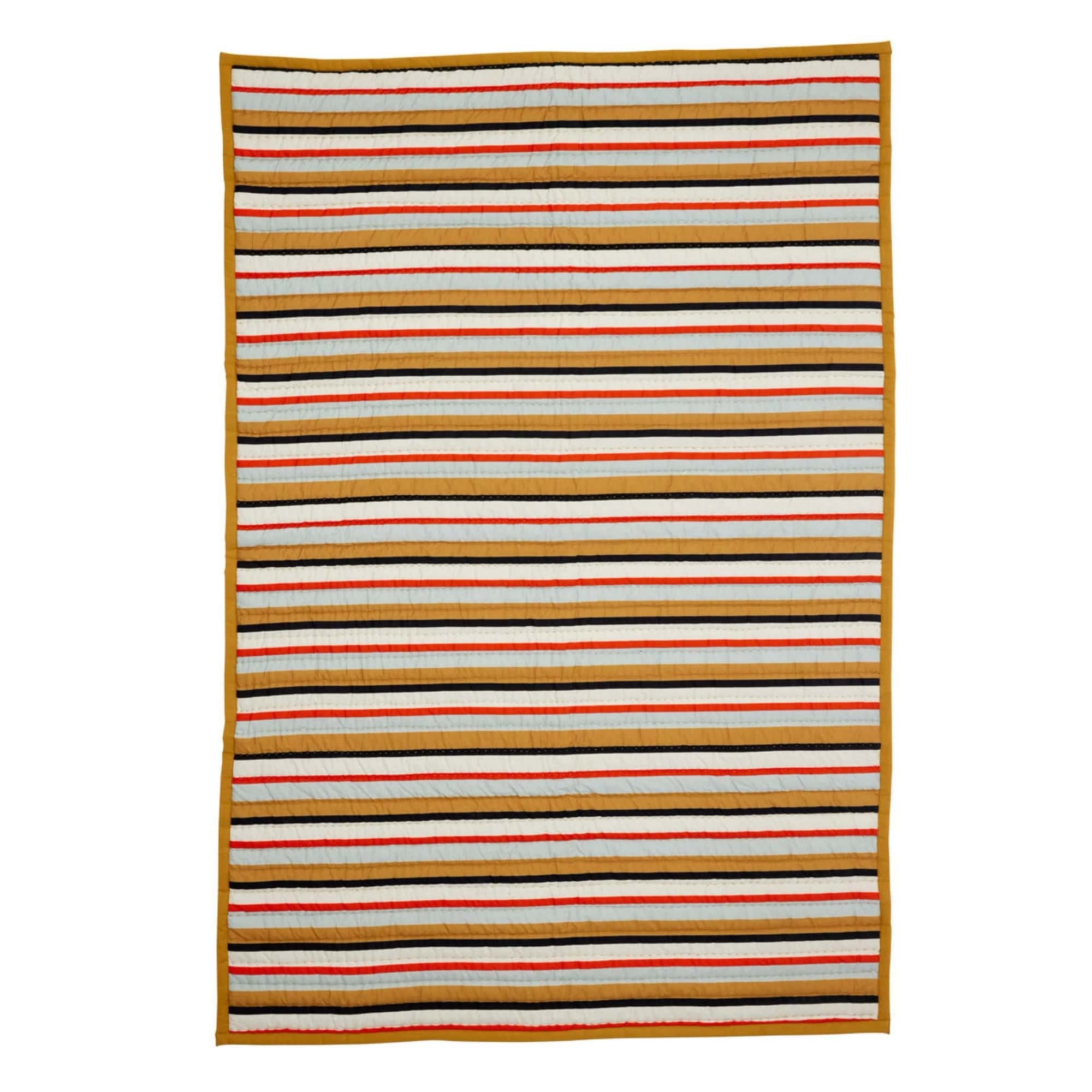 Hubsch Pavilion plaid, strip orchre/multicolor