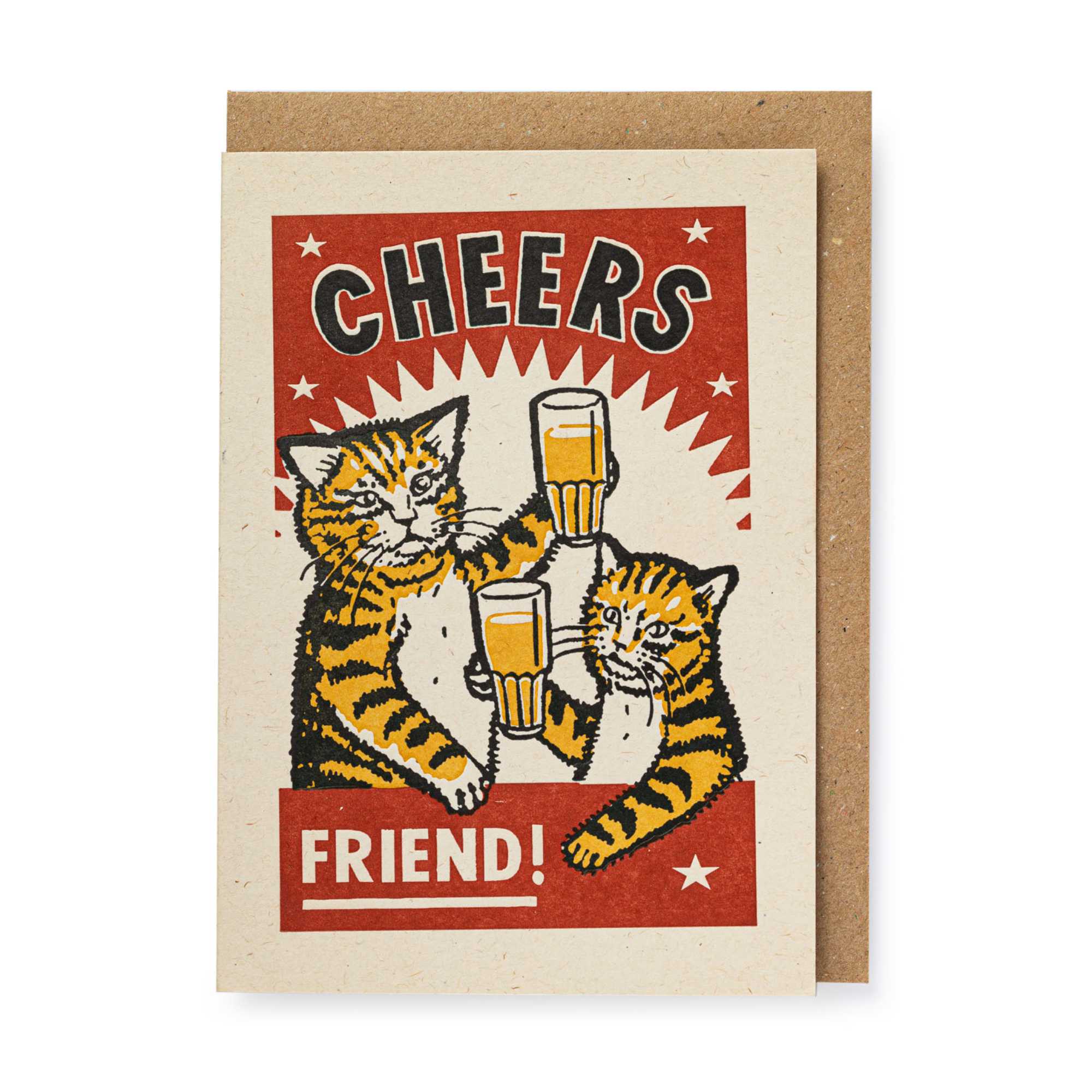 Archivist 'Cheers Friend!' Card