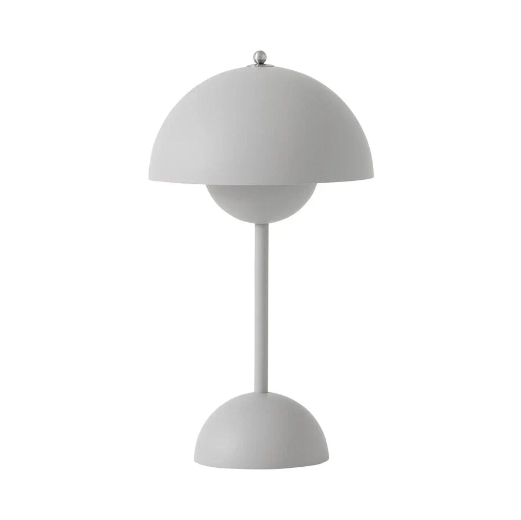&Tradition Flowerpot VP9 rechargeable lamp, Matt light grey