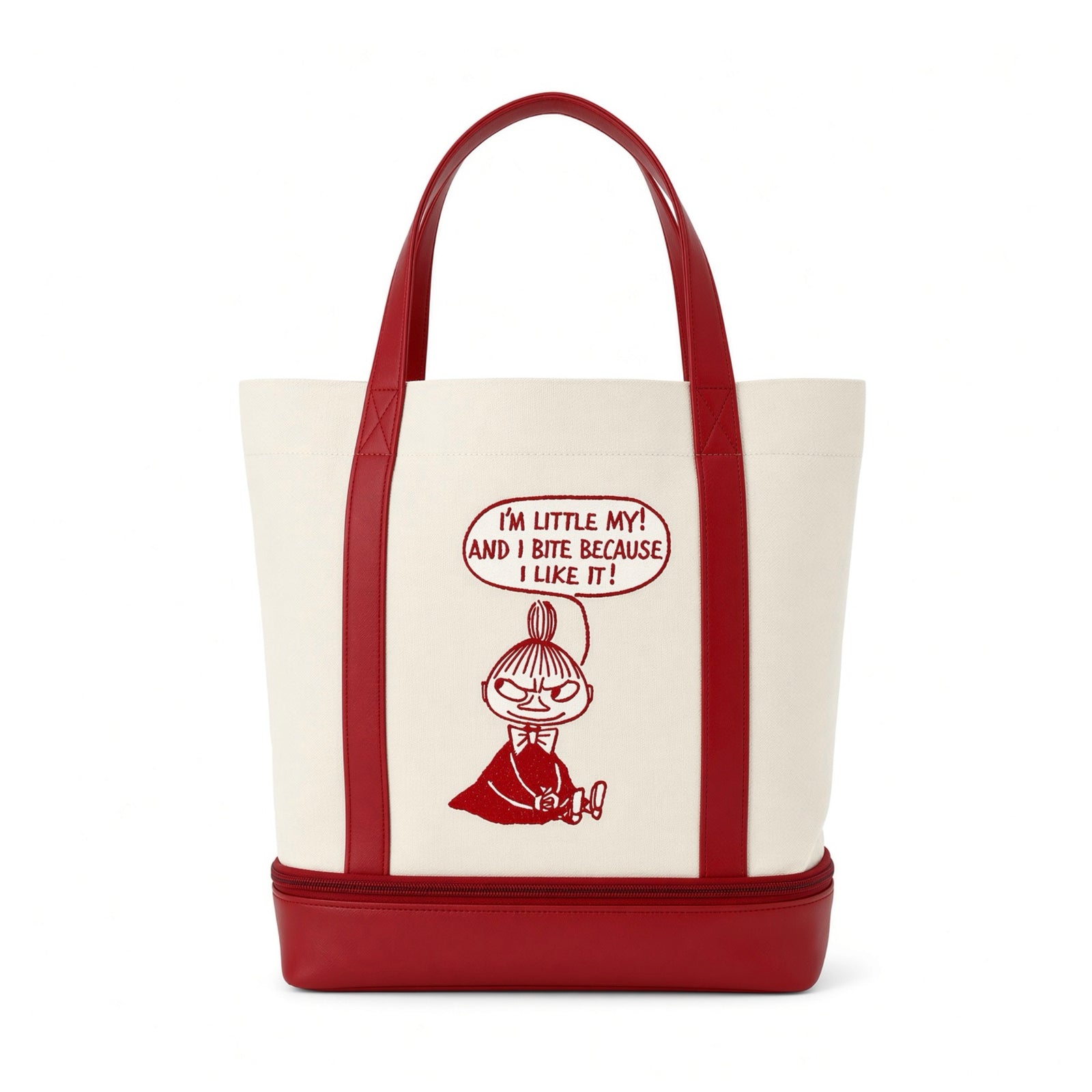 Moomin Little my gold canvas tote