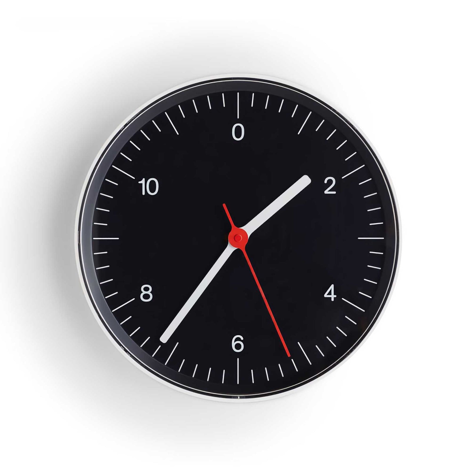 refurbished | HAY wall clock, black