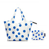 Notabag Foldable Tote Recycled, Marine Dots