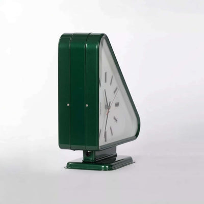 Dulton Bonox triangle double-sided display wall clock, dark green