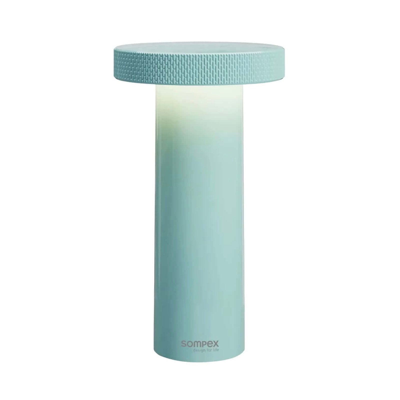 Sompex Volume rechargeable lamp, turquoise