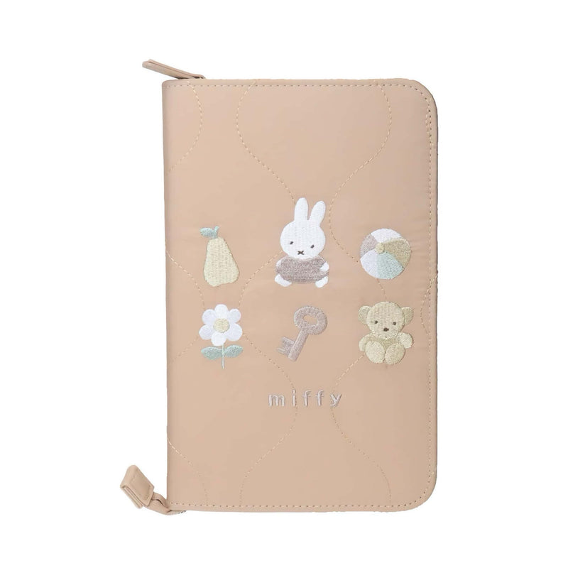 Miffy Free Case w/ Quilt Embro, beige