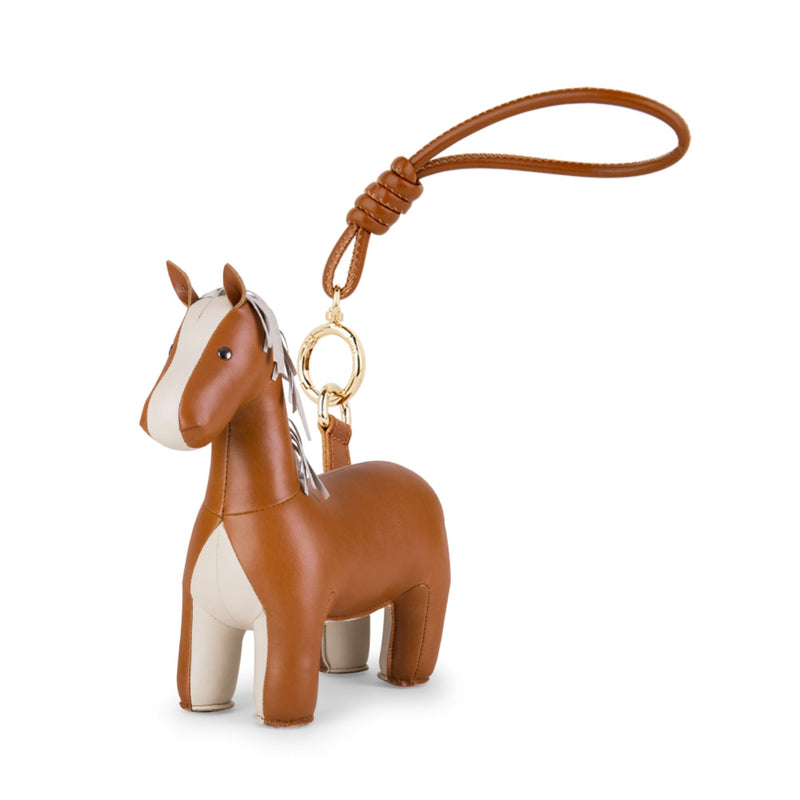 Ziny bag charm, horse tan