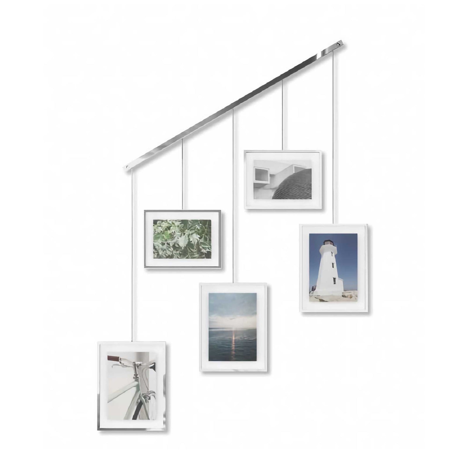 Umbra Exhibit picture frame (set of 5), chrome