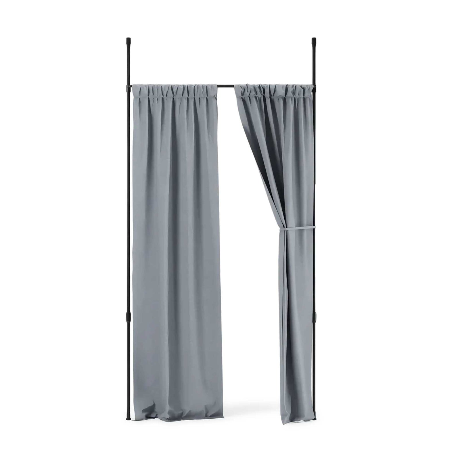 Umbra Anywhere Curtain Rod & Room Divider (36-66"), black