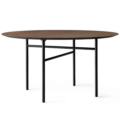 Audo Copenhagen Snaregade Dining Table Round Ø138cm, dark oak