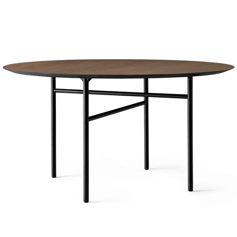 Audo Copenhagen Snaregade Dining Table Round Ø138cm, dark oak