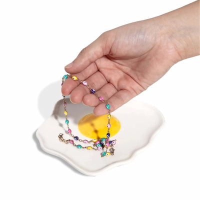 DOIY Fast Food Fried Egg trinket tray