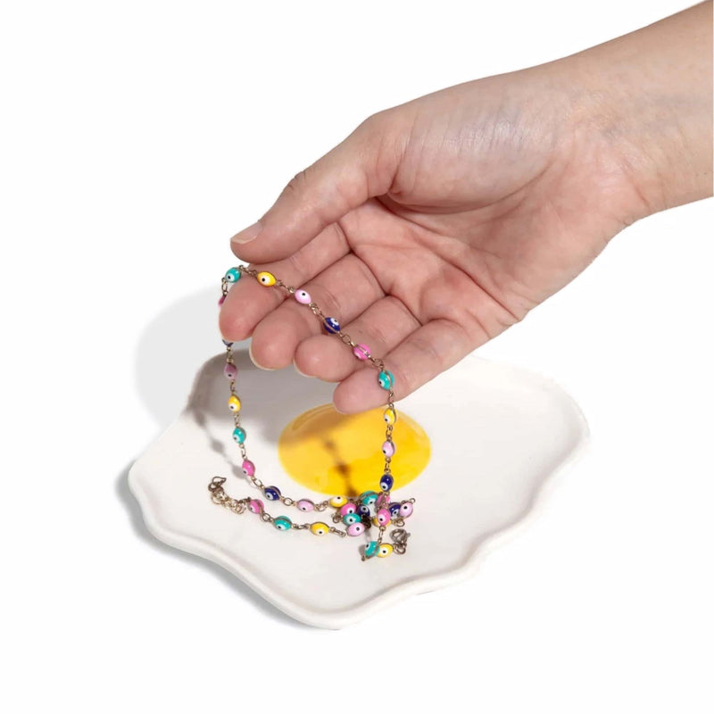 DOIY Fast Food Fried Egg trinket tray
