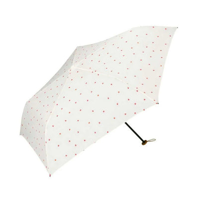 Wpc. Air-Light Mini Umbrella, heart/white