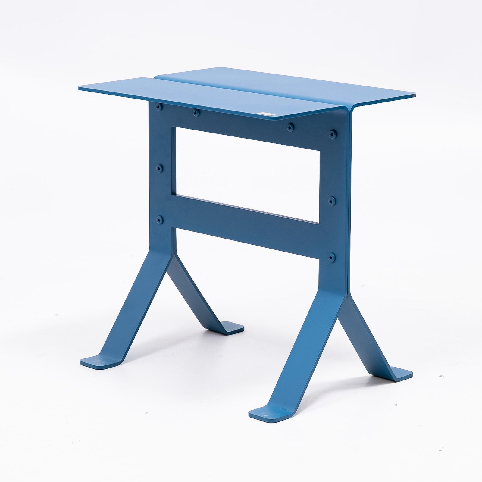 refurbished | Hübsch Fold stool, petrol
